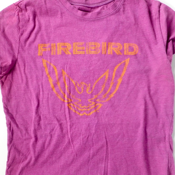 Old Navy Tops - Old Navy Firebird Womens M T-shirt VTG Y2K 00s Trans Am Car Purple